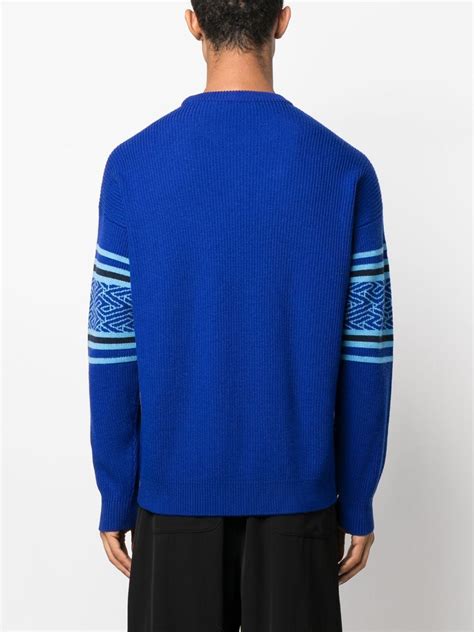 versace vertical striped sweater|vintage versace sweater.